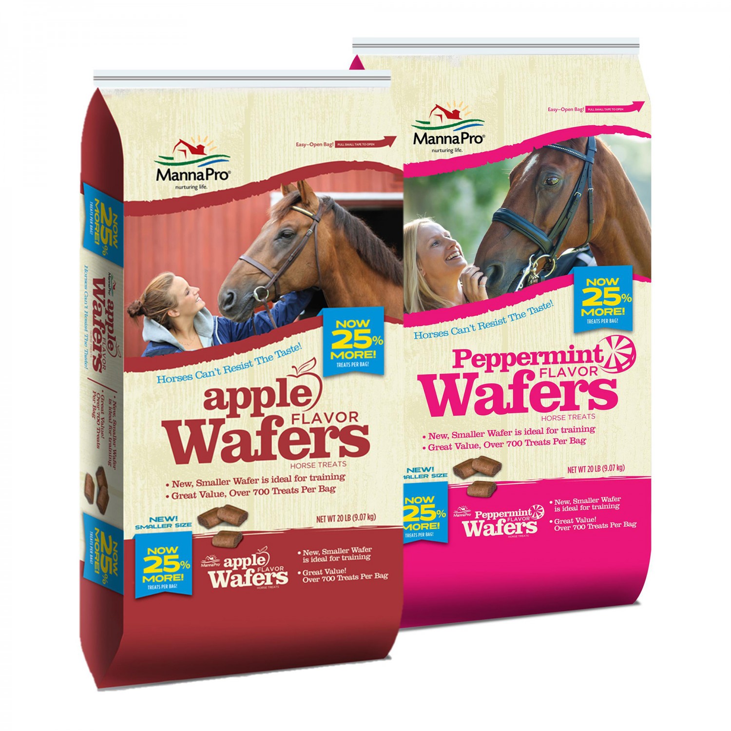 Apple & Peppermint Wafers Horse Treats Cherokee Feed & Seed