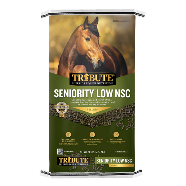 Tribute Seniority Low NSC Pellets 50-lb bag - Cherokee Feed & Seed