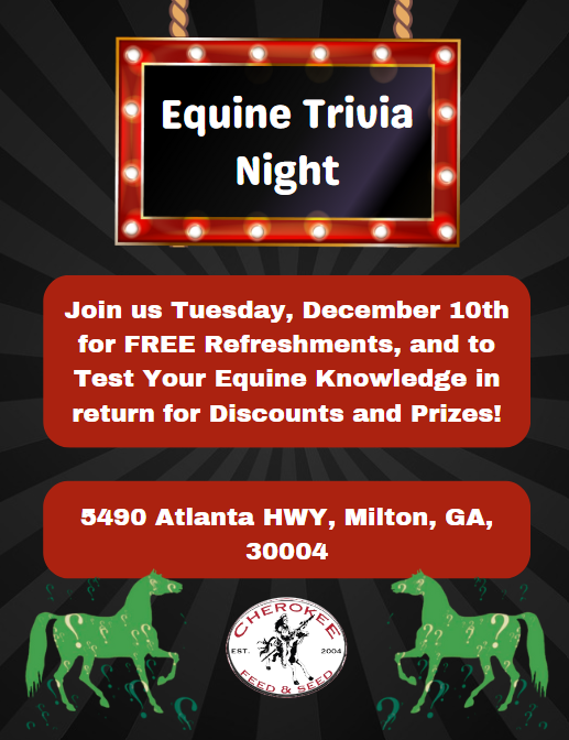 Trivia Night is Tuesday, Dec. 10th at 6:30 pm