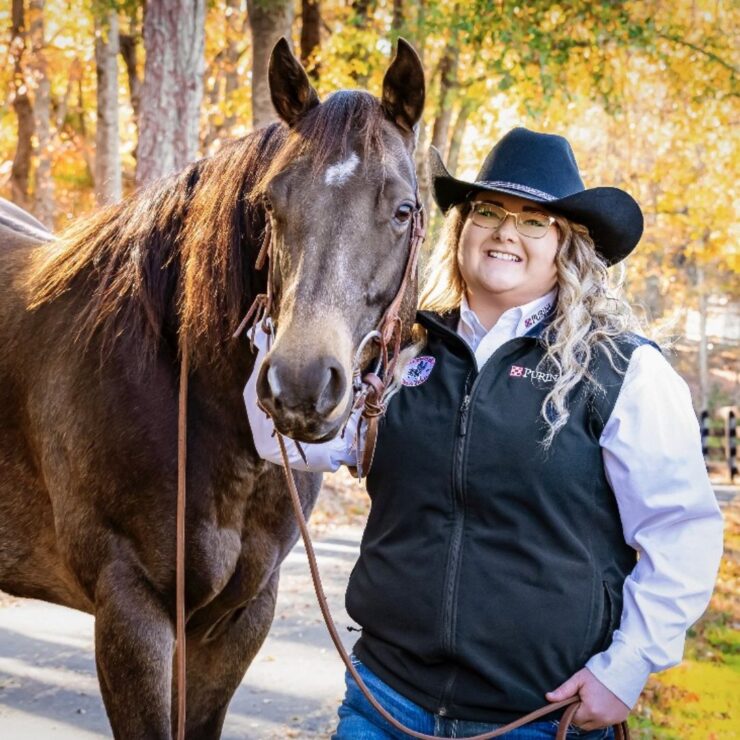 Livestock Nutritional Consultations Katie Holley and horse