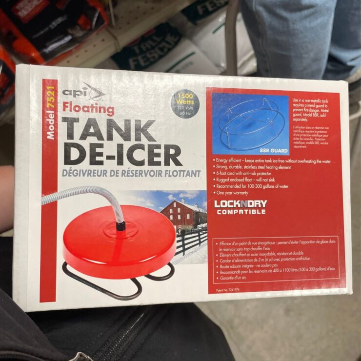 We Have Tank Heaters and De-Icers Available!