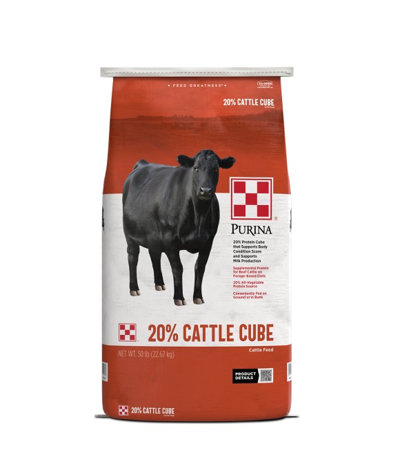 bag of Purina Cattle Cube